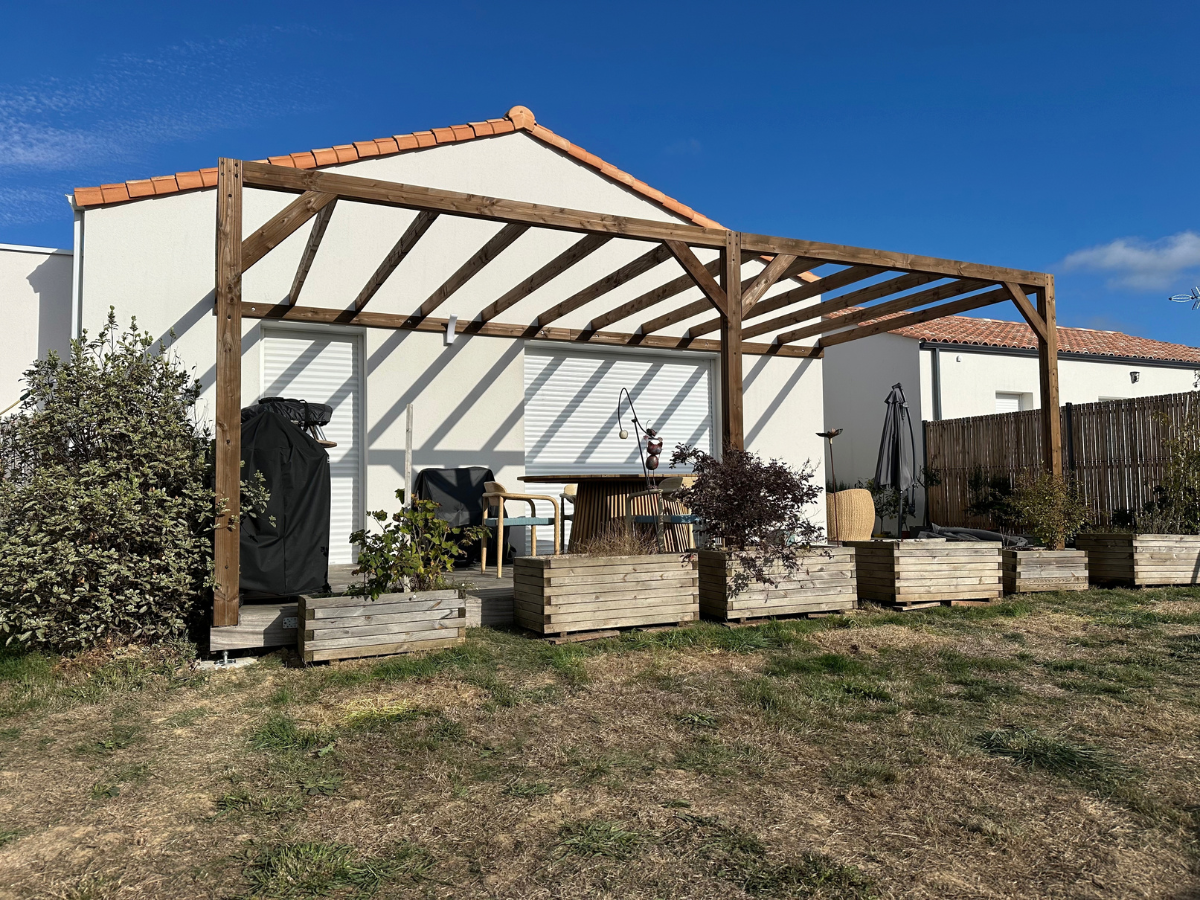 Pergola en bois
